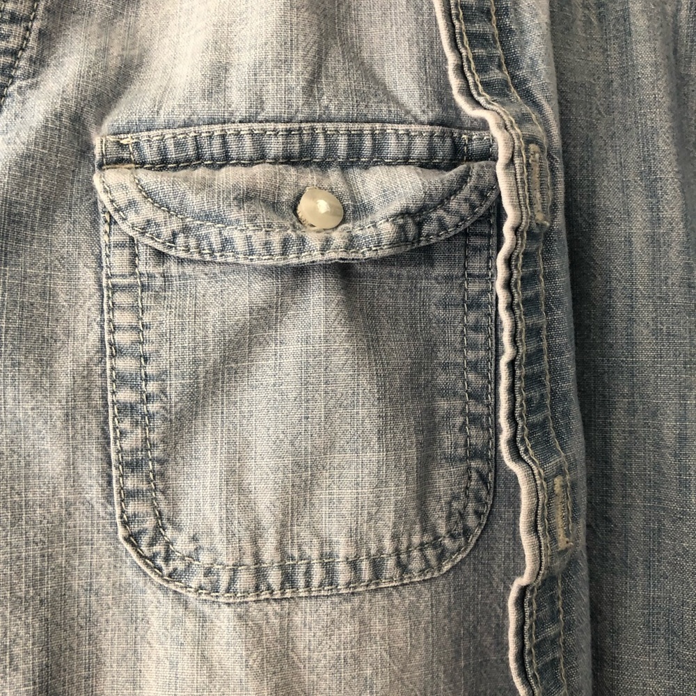 Denim button up - Picture 2 of 4